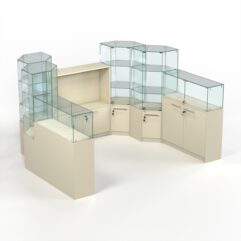 Комплект прилавков КОДИ №8, Крем Вайс