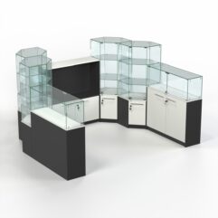 Комплект прилавков КОДИ №8, Черный и Белый