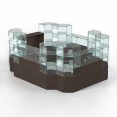 Комплект прилавков КОДИ №9, Дуб Венге