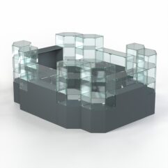 Комплект прилавков КОДИ №9, Темно-Серый