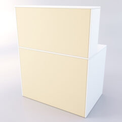 Медицинский пост ЛЕКАРЬ №1, Белый + Крем Вайс