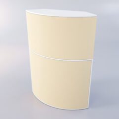 Медицинский пост ЛЕКАРЬ №6 угловой, Белый + Крем Вайс