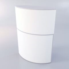 Медицинский пост ЛЕКАРЬ №6 угловой, Серый + Белый