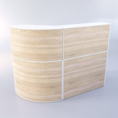 Комплект медицинских постов ЛЕКАРЬ №1, Белый + Дуб Сонома