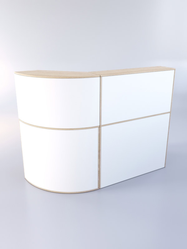 Комплект медицинских постов ЛЕКАРЬ №1, Дуб Сонома + Белый