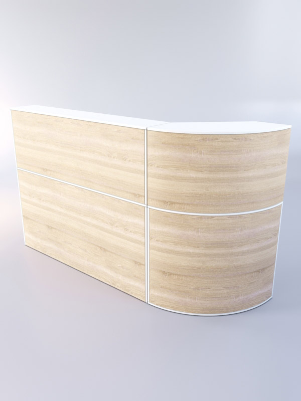 Комплект медицинских постов ЛЕКАРЬ №2, Белый + Дуб Сонома