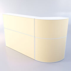 Комплект медицинских постов ЛЕКАРЬ №2, Белый + Крем Вайс