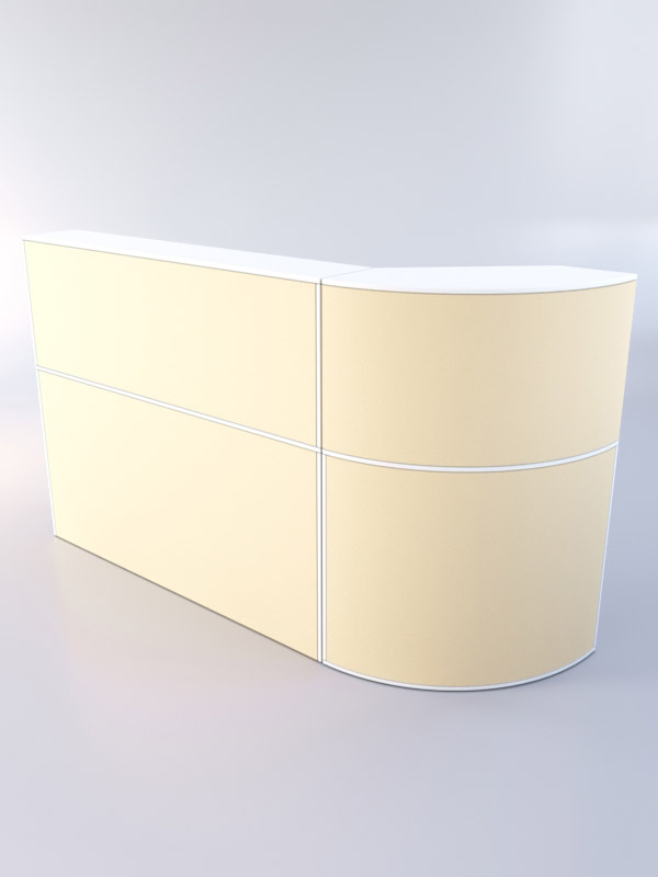 Комплект медицинских постов ЛЕКАРЬ №2, Белый + Крем Вайс