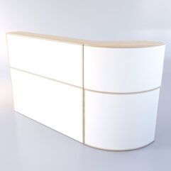 Комплект медицинских постов ЛЕКАРЬ №2, Дуб Сонома + Белый