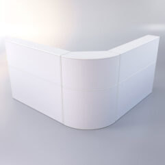 Комплект медицинских постов ЛЕКАРЬ №3, Белый + Серый