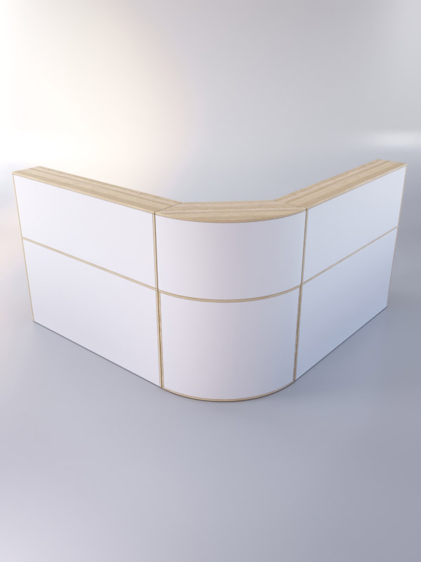 Комплект медицинских постов ЛЕКАРЬ №3, Дуб Сонома + Серый