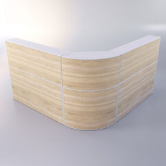 Комплект медицинских постов ЛЕКАРЬ №3, Серый + Дуб Сонома