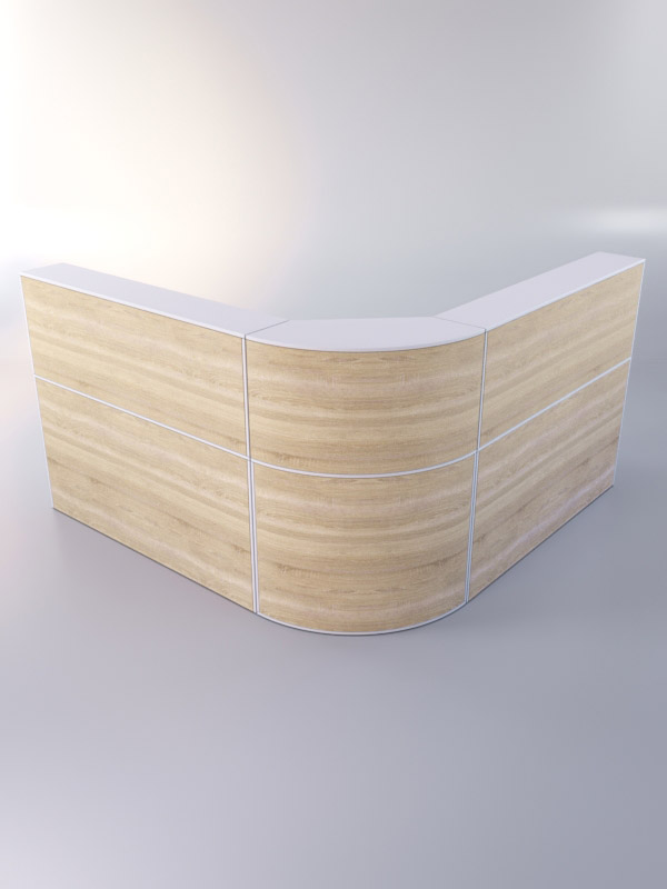 Комплект медицинских постов ЛЕКАРЬ №3, Серый + Дуб Сонома