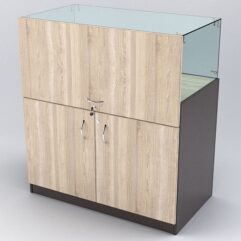 Прилавок РИВОЛИ №1, Дуб Венге и Дуб Сонома