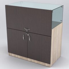 Прилавок РИВОЛИ №1, Дуб Сонома и Дуб Венге