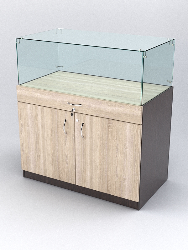 Прилавок РИВОЛИ №2, Дуб Венге и Дуб Сонома