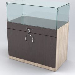 Прилавок РИВОЛИ №2, Дуб Сонома и Дуб Венге