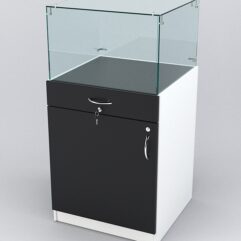 Прилавок РИВОЛИ №5, Белый и Черный