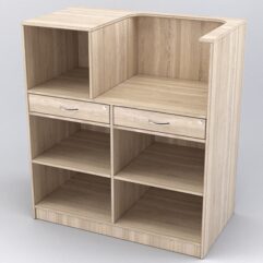 Прилавок РИВОЛИ №7 кассовый, Дуб Сонома