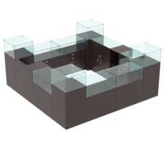 Комплект прилавков РИВОЛИ №1, Дуб Венге