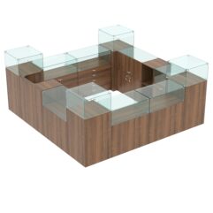 Комплект прилавков РИВОЛИ №1, Орех