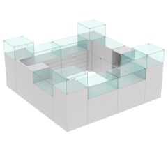 Комплект прилавков РИВОЛИ №1, Серый