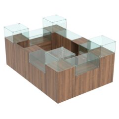 Комплект прилавков РИВОЛИ №2, Орех