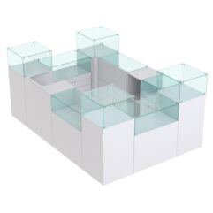 Комплект прилавков РИВОЛИ №2, Серый