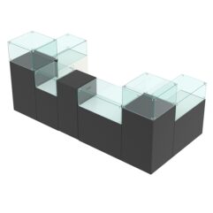 Комплект прилавков РИВОЛИ №3, Черный и Белый