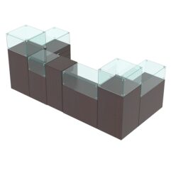 Комплект прилавков РИВОЛИ №3, Дуб Венге