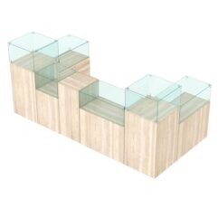 Комплект прилавков РИВОЛИ №3, Дуб Сонома