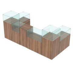 Комплект прилавков РИВОЛИ №3, Орех