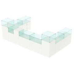 Комплект прилавков РИВОЛИ №4, Белый