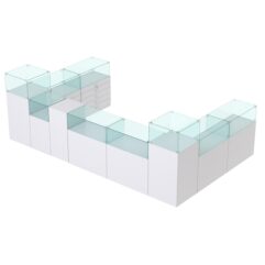 Комплект прилавков РИВОЛИ №4, Серый