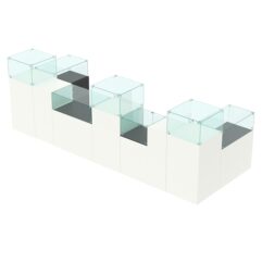 Комплект прилавков РИВОЛИ №6, Белый и Черный