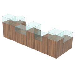 Комплект прилавков РИВОЛИ №6, Орех