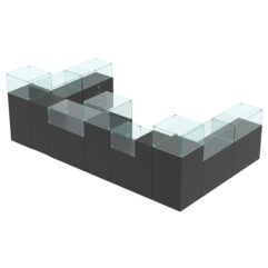 Комплект прилавков РИВОЛИ №7, Черный