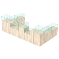 Комплект прилавков РИВОЛИ №7, Дуб Сонома