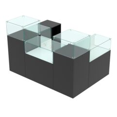 Комплект прилавков РИВОЛИ №8, Черный и Белый