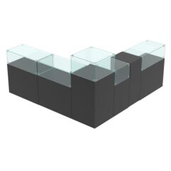 Комплект прилавков РИВОЛИ №9, Черный