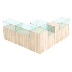 Комплект прилавков РИВОЛИ №9, Дуб Сонома