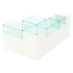 Комплект прилавков РИВОЛИ №10, Белый