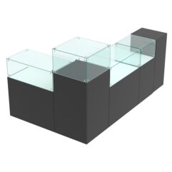 Комплект прилавков РИВОЛИ №10, Черный и Белый