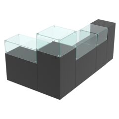 Комплект прилавков РИВОЛИ №10, Черный