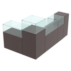 Комплект прилавков РИВОЛИ №10, Дуб Венге