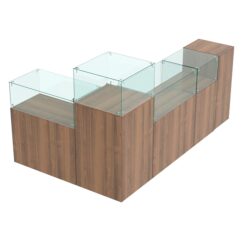 Комплект прилавков РИВОЛИ №10, Орех