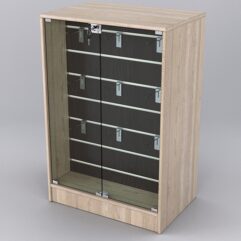 Прилавок ВАЛЕНТИНО №1, Дуб Сонома и Дуб Венге