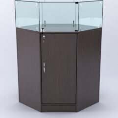 Прилавок ВАЛЕНТИНО №3 шестигранный, Дуб Венге