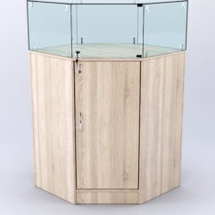 Прилавок ВАЛЕНТИНО №3 шестигранный, Дуб Сонома