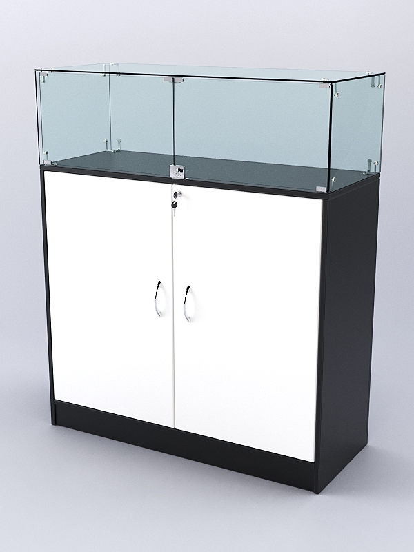 Прилавок ВАЛЕНТИНО №4, Черный и Белый